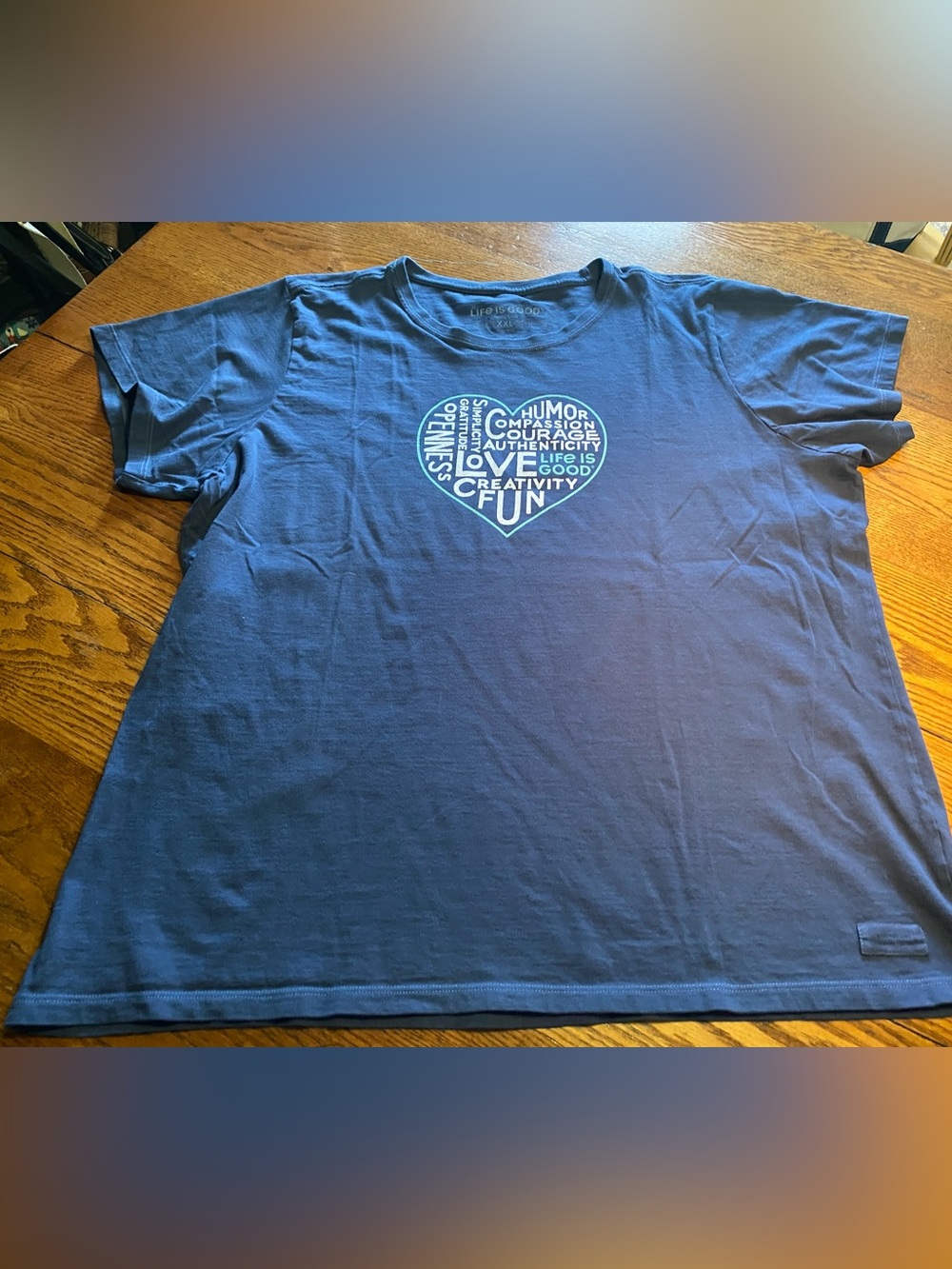 NWOT Women’s Life Is Good Crusher Tee XXL